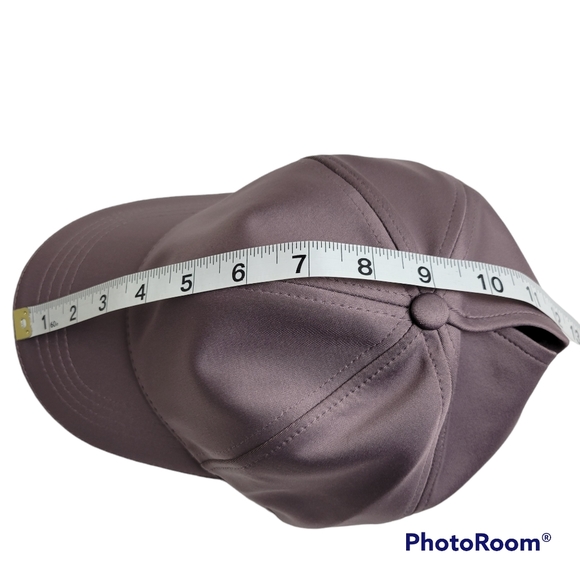 Time and Tru | Lavender Pony Tail Bun Ball Cap Womens Purple Hat - Picture 7 of 11